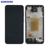 Samsung A35 5G A356B -  LCD display + Touch Unit + Front Cover Unit Black - Original Service Pack- No Warranty